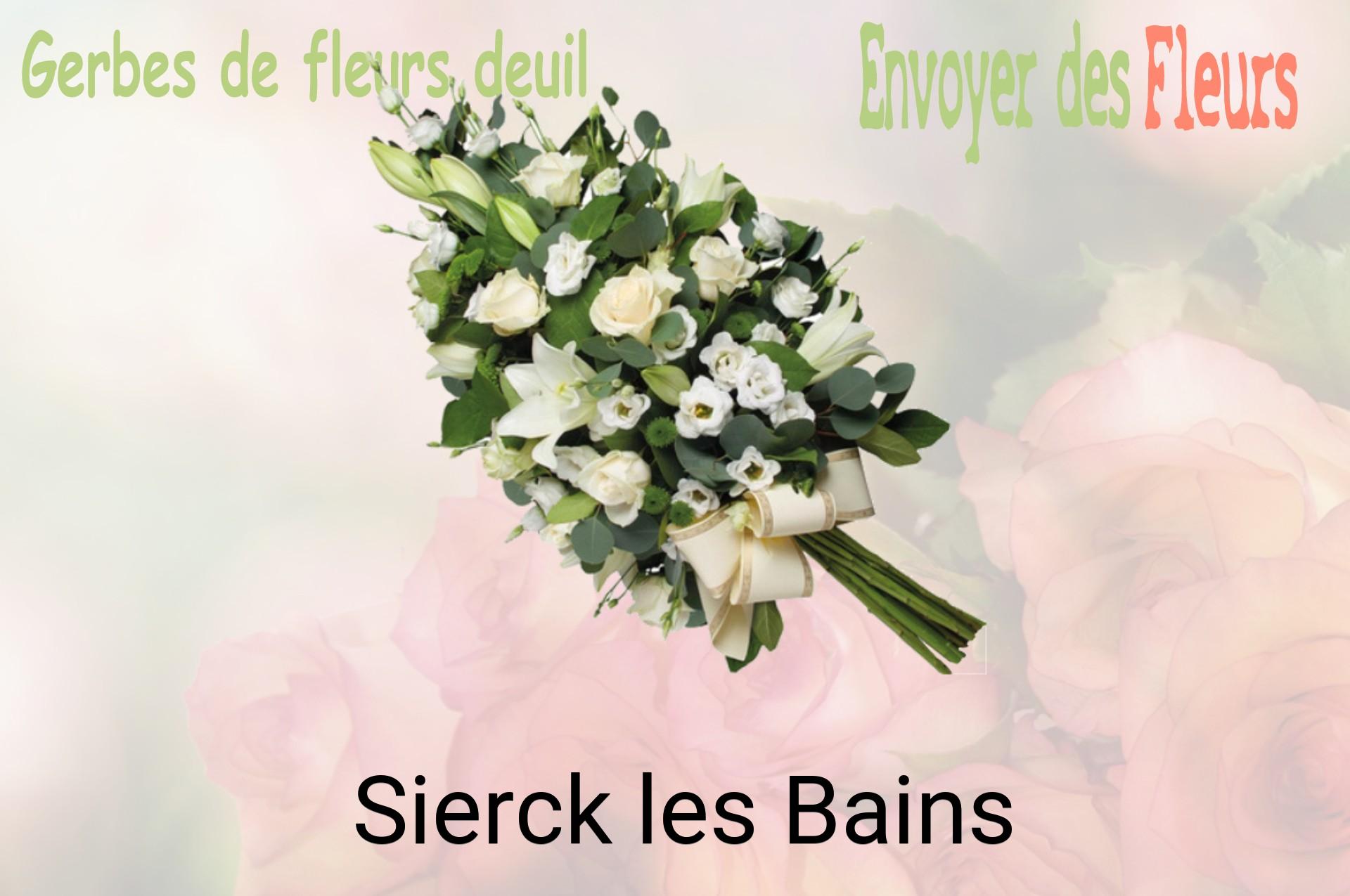 Gerbe de fleurs de deuil livrée à Sierck-les-Bains